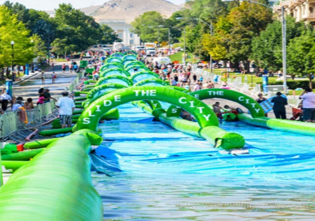 City slide R02 10m~300m any size up to your choose